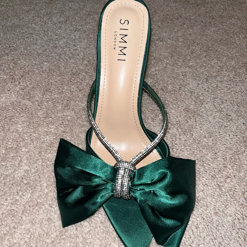 Pippa Simmi Emerald Green Shoe #Brandnew
